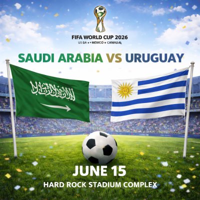Saudi Arabia vs Uruguay - World Cup - Group H (Match 13)