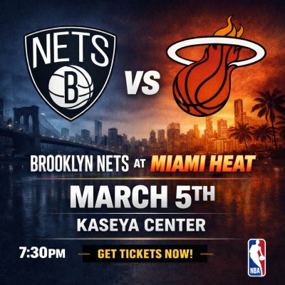 Brooklyn Nets at Miami Heat