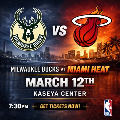 Milwaukee Bucks at Miami Heat