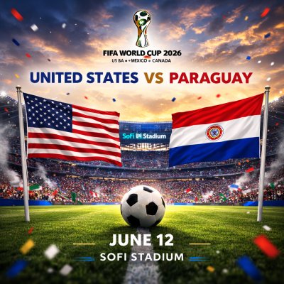 United States vs Paraguay - World Cup - Group D (Match 4)
