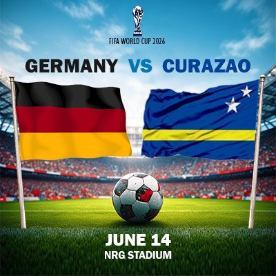 Germany vs Curazao - World Cup - Group E (Match 10)