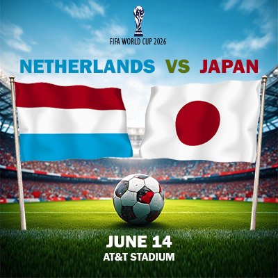 Netherlands vs Japan - World Cup - Group F (Match 11)
