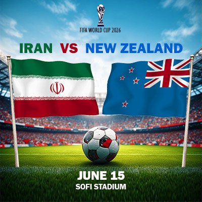 Iran vs New Zealand - World Cup - Group G (Match 15)