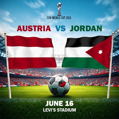 Austria vs Jordan - World Cup - Group J (Match 20)
