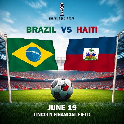 Brazil vs Haiti - World Cup - Group C (Match 29)