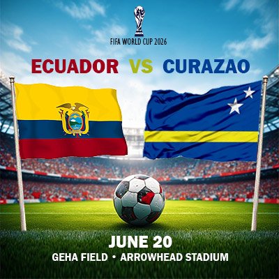 Ecuador vs Curazao - World Cup - Group E (Match 34)
