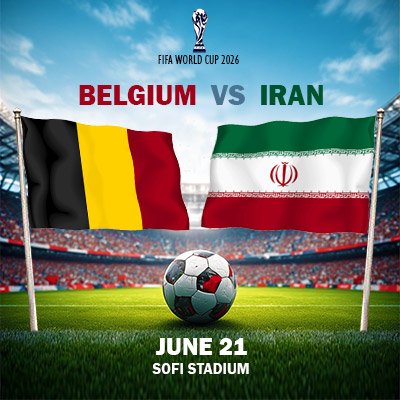 Belgium vs Iran - World Cup - Group G (Match 39)