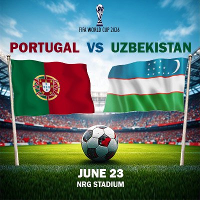 Portugal vs Uzbekistan - World Cup - Group K (Match 47)