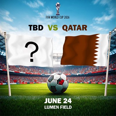 TBD vs Qatar - World Cup - Group B (Match 52)