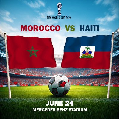 Morocco vs Haiti - World Cup - Group C (Match 50)
