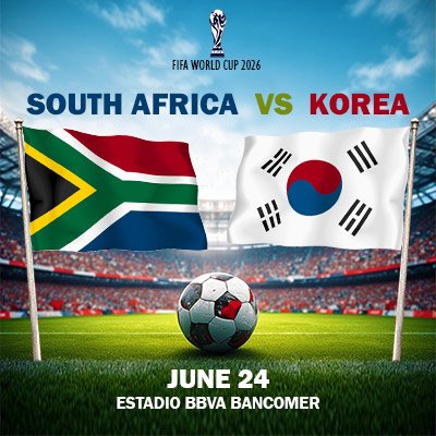 South Africa vs Korea Republic - World Cup - Group A (Match 54)
