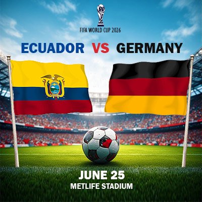 Ecuador vs Germany - World Cup - Group E (Match 56)