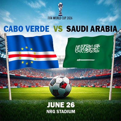 Cabo Verde vs Saudi Arabia - World Cup - Group H (Match 65)