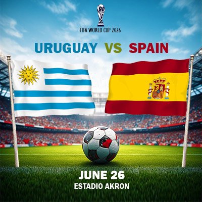 Uruguray vs Spain - World Cup - Group H (Match 66)