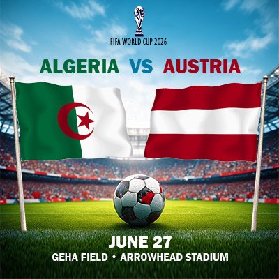 Algeria vs Austria - World Cup - Group J (Match 69)