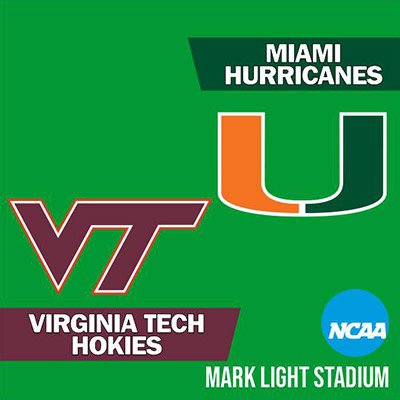 NCAA - Virginia Tech Hokies at Miami Hurricanes Baseball