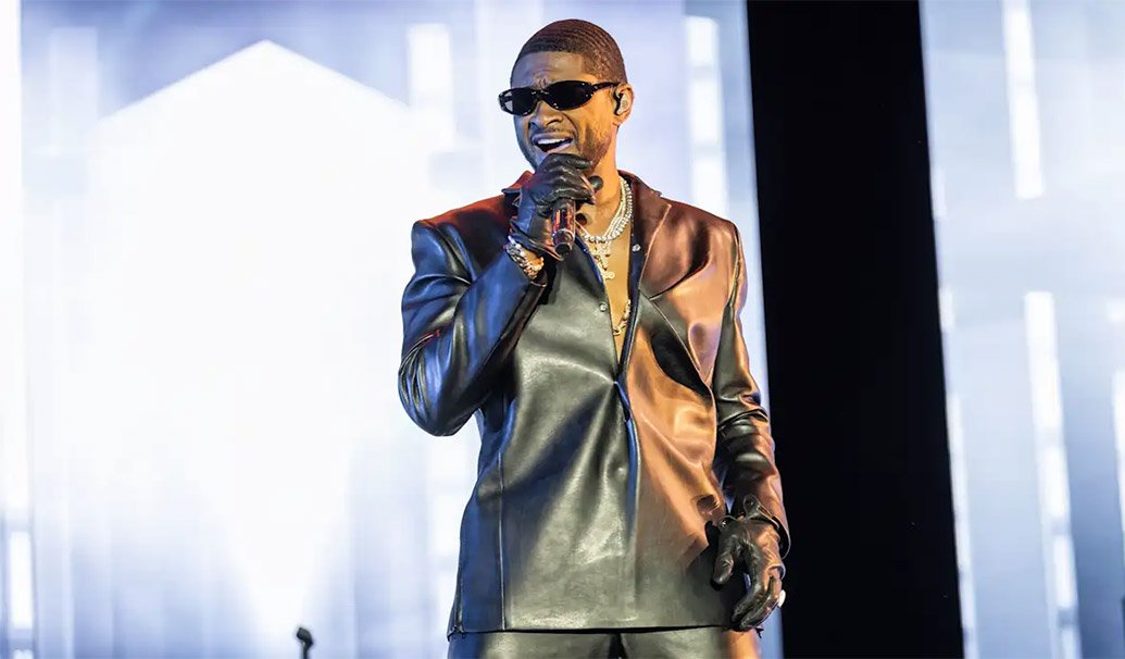 Usher and Chris Brown