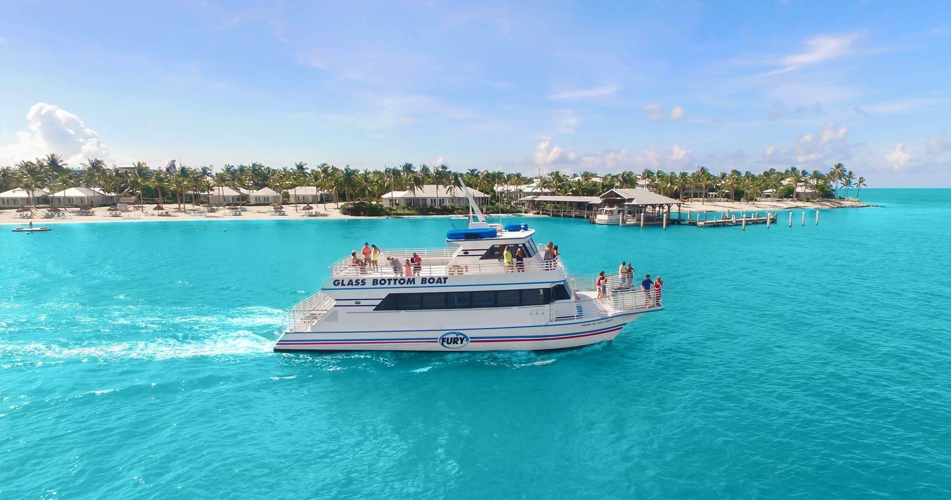 from Miami: Key West Tour & Glass Bottom Boat