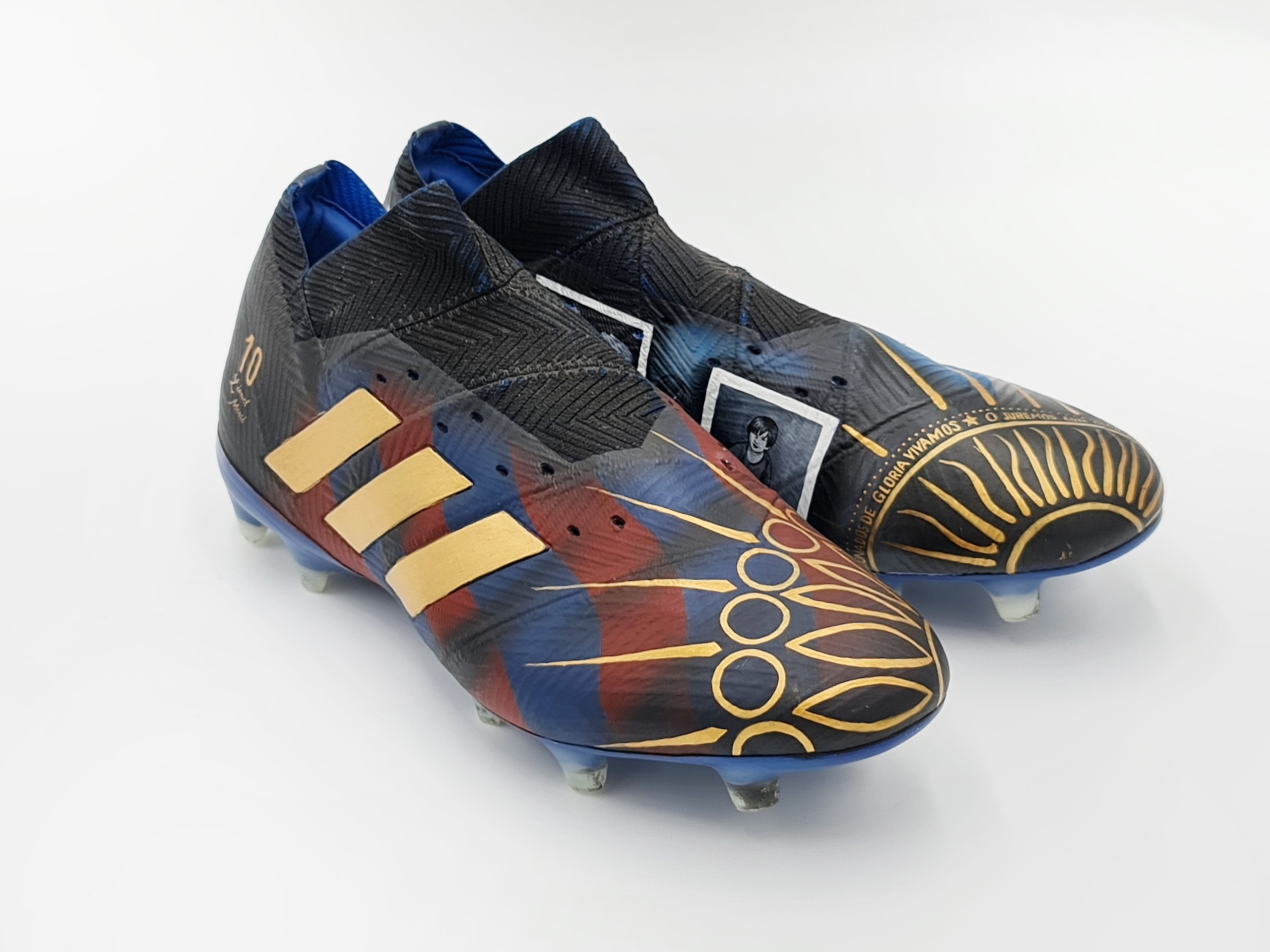 FOOTBALL CLEATS AND BALLS BY LILI CANTERO