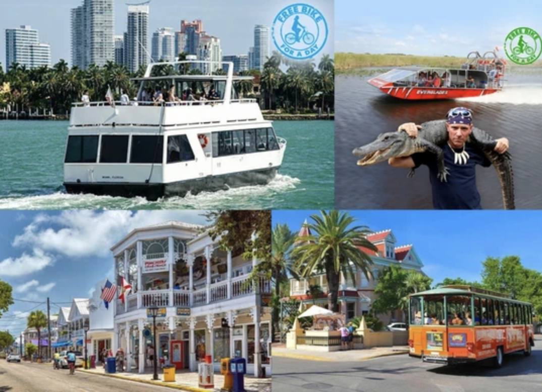 Four Tours Combo with FREE South Beach Bike Rental