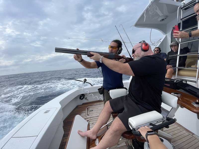 Yachts N Guns" - Miami Private Charter Ocean Skeet Adventure"