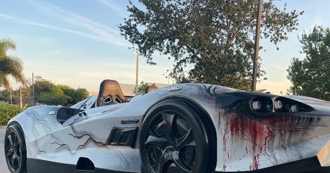 White McLaren Rental