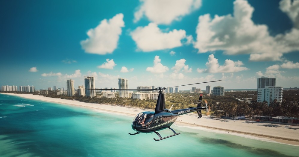 Miami's Most Popular" Helicopter Tour (Downtown and South Beach)"